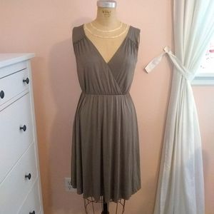 Loft Dress Dove Gray Knit
